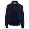 Game Workwear Quarter-Zip Sweatshirt, 80/20 Cotton/Polyester Super Weight Fleece, 7 in Molded Zipper, Navy, XLT 8070 - alternate 1